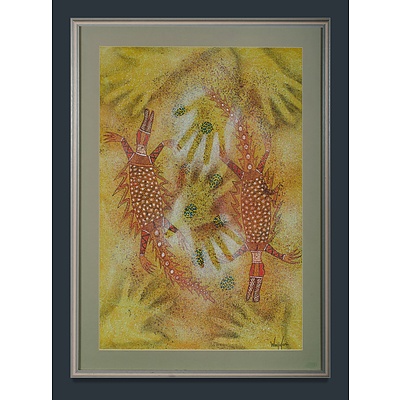 WANJIDARI Leanne Reid (Born 1966), Crocodiles