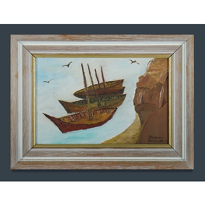 DESSAUER Jacques, Fishing Boats, 1972