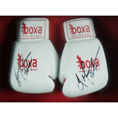 Framed Anthony Mundine Boxing Memorabilia WBA Super Middleweight Champion, 7th March 2007