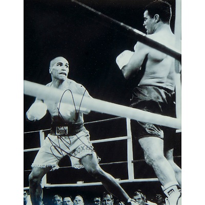 Framed Anthony Mundine Boxing Memorabilia WBA Super Middleweight Champion, 7th March 2007