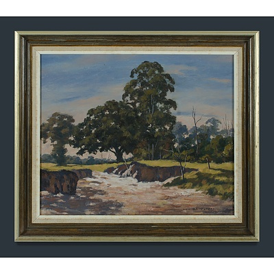 HAMILTON Donald (Born 1932), 'Creek Washout', 1975 