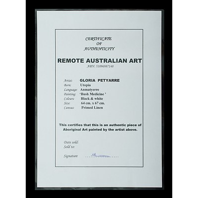 PETYARRE Gloria (Born c.1938), 'Bush Medicine'