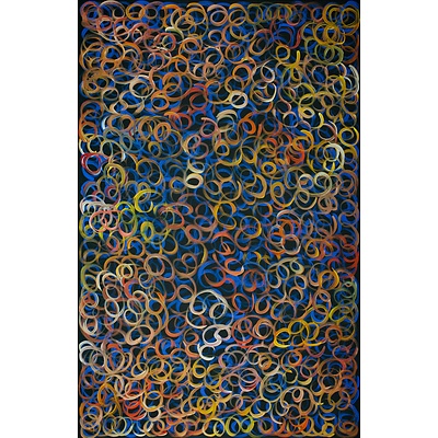 NUMINA Louise (Born 1976), 'Mountain Thorny Devil Lizard Dreaming', Circa 2009