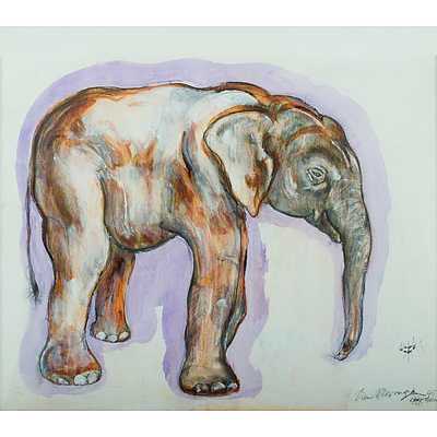 Van WIERINGEN Ian (Born 1944), Elephant & Ant, 1995
