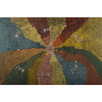 Aboriginal School Artist Unknown, Untitled (Bush Tucker)