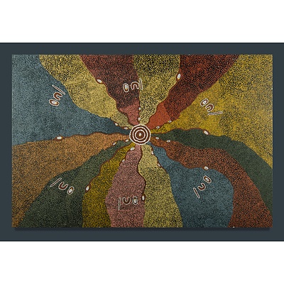 Aboriginal School Artist Unknown, Untitled (Bush Tucker)