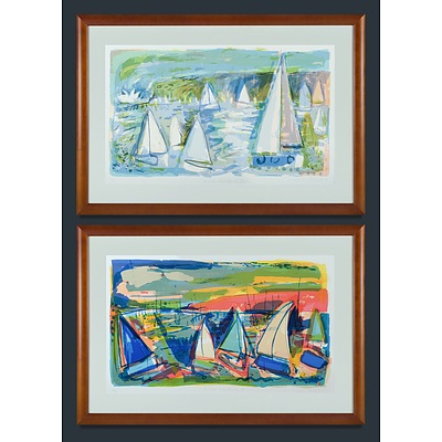 BAIRD Susan (Born 1964) (2), 'Harbour Headlands I', & Harbour Headlands II', 1994