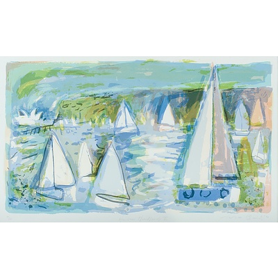 BAIRD Susan (Born 1964) (2), 'Harbour Headlands I', & Harbour Headlands II', 1994