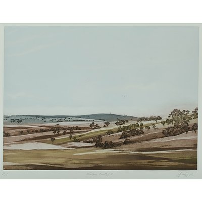 RIACH Trevor (Born 1958) (2), 'Western Paddock', & Western Country II'