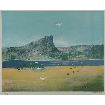 BOYD Arthur Merric Bloomfield (1920-1999), Pulpit Rock and Cockatoos