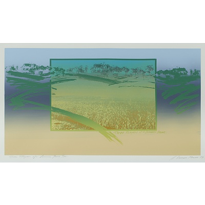 LEVESON-MEARES Sandra (Born 1944), 'Three Players of a Summer Game', 1979