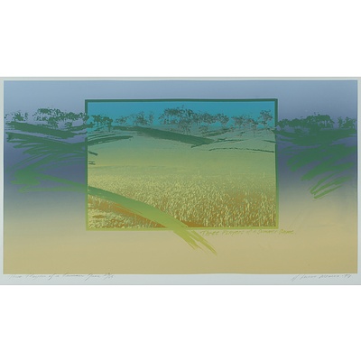 LEVESON-MEARES Sandra (Born 1944), 'Three Players of a Summer Game', 1979