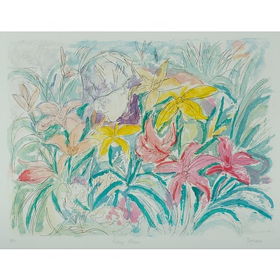 ZOFREA Salvatore (Born 1946), 'Picking Liliums'