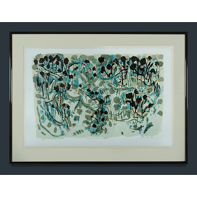 RANKIN David (Born 1946), 'Silver & Brown Ridge', 1990