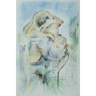 BOYD Jamie (Born 1948), 'Hanging Rock & Palms'