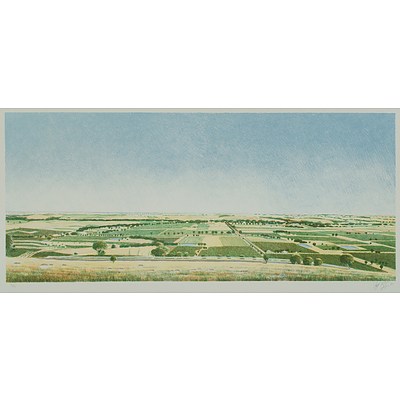 RIGBY Jeff (Born 1948), 'Tanunda from Mengler Hill', 1981