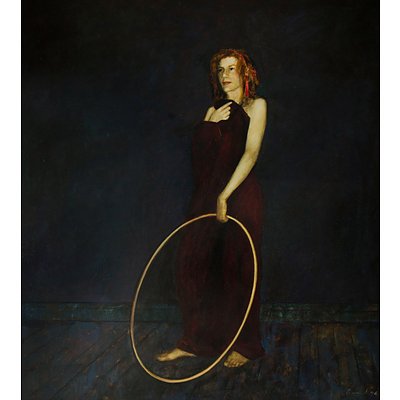 PROUD Geoffrey (Born 1946), Woman with Hoop, 1994