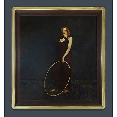 PROUD Geoffrey (Born 1946), Woman with Hoop, 1994