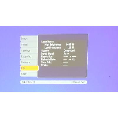 Epson EMP-83H WXGA Projector