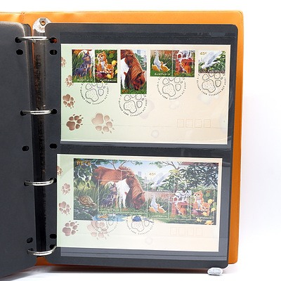 Album of Australian First Day Covers, Approximately 45