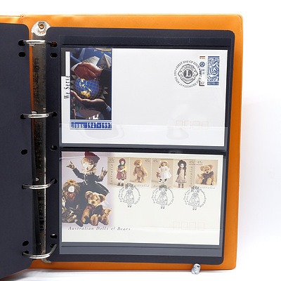 Album of Australian First Day Covers, Approximately 45