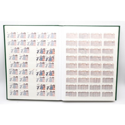 Four Stamp Collecting Reference Books and Stamp Album