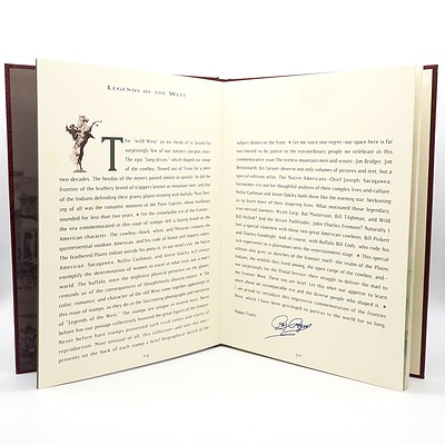 Legends of the West Reference Book and Stamp Set