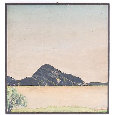 Murray Williams, Spring on the Lake 1988, Mixed Media on Board
