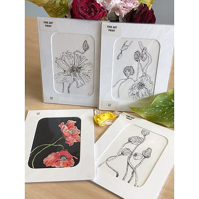 Fine Art Prints - Poppy Series by Kylie Fogarty Artist