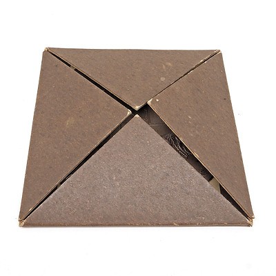 A World War One Memorial Death Plaque, Including Original Letter and Packaging