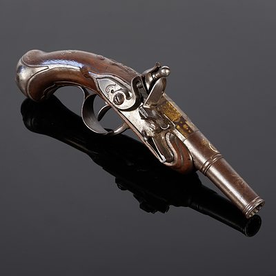 19th Century French Black Powder Muzzle Loading Pistol