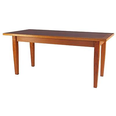 Antique Style Solid Timber Dining Table, Later 20th Century