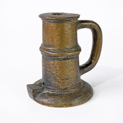 Antique Brass Hand Cannon