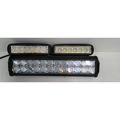 LED Light Bar Lot Of Three