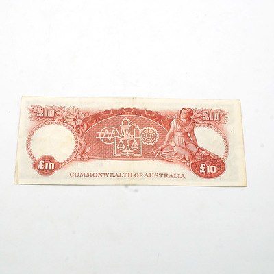 Commonwealth of Australia Coombs/ Wilson Ten Pound Note, WA155831
