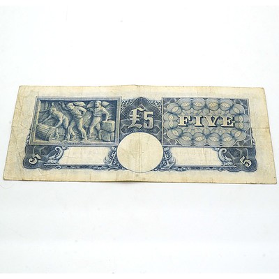 Commonwealth of Australia Armitage/McFarlane Five Pound Note R81370765