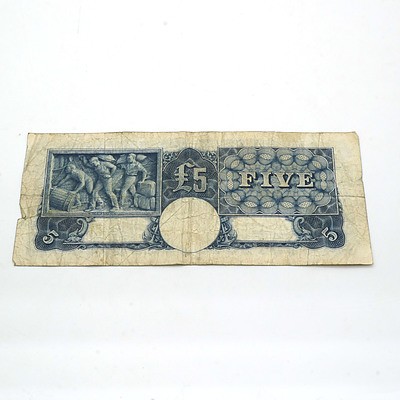 Commonwealth of Australia Coombs /Watts Five Pound Note S8176500