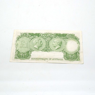 Australian Coombs/ Wilson One Pound Note HF00249891