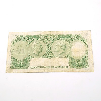 Commonwealth of Australia Coombs / Wilson One Pound Note, HC10 258330