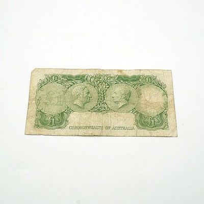 Commonwealth of Australia Coombs / Wilson One Pound Note, HC08 787110