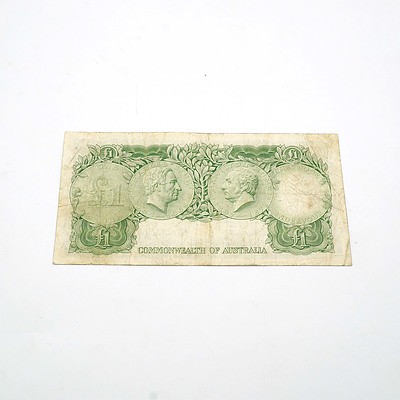 Commonwealth of Australia Coombs / Wilson One Pound Note, HC73 284521