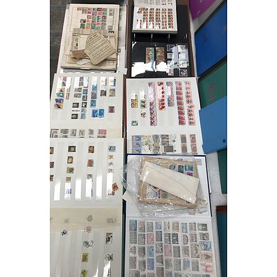 Large Collection Of Stamp Albums