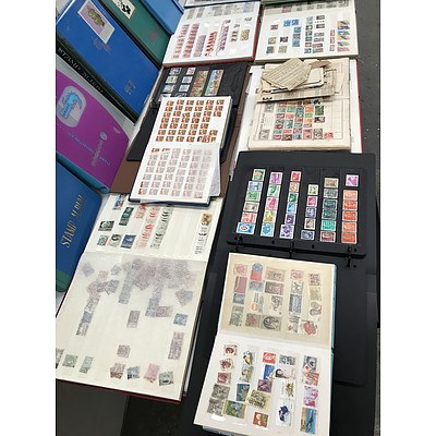 Large Collection Of Stamp Albums