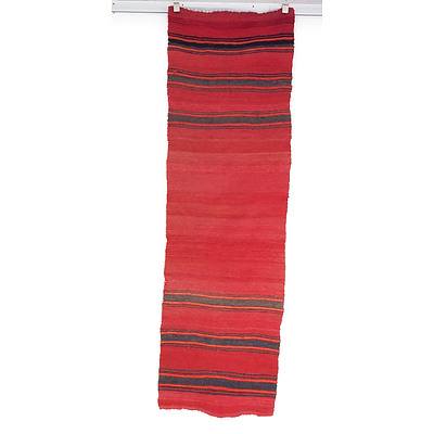 Vintage Turkish Hand Woven Kilim, Mid 20th Century