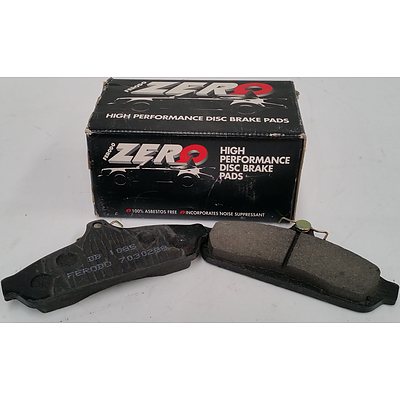 Two Sets of Ferodo Zero High Performance Brake Pads - New