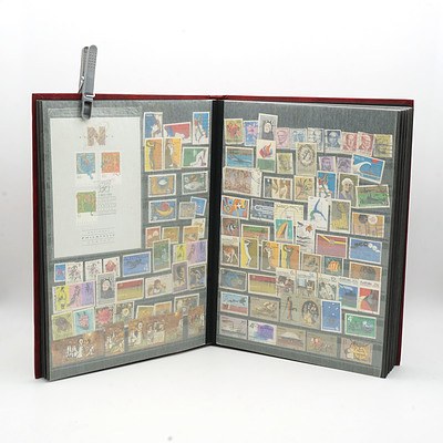 Extensive Australian Stamp Album, Including Over Stamped Red 1d Kangaroo, Partial Sheets, First Day Covers and More