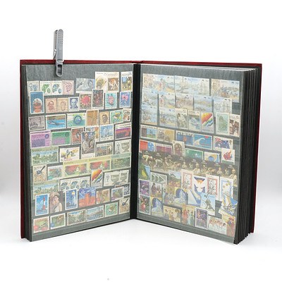 Extensive Australian Stamp Album, Including Over Stamped Red 1d Kangaroo, Partial Sheets, First Day Covers and More