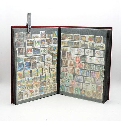 Extensive Australian Stamp Album, Including Over Stamped Red 1d Kangaroo, Partial Sheets, First Day Covers and More