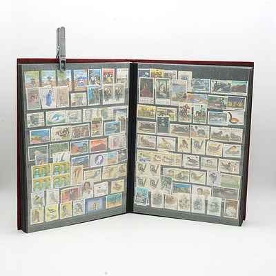 Extensive Australian Stamp Album, Including Over Stamped Red 1d Kangaroo, Partial Sheets, First Day Covers and More