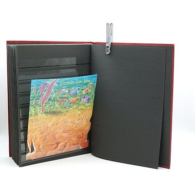 Extensive Australian Stamp Album, Including Over Stamped Red 1d Kangaroo, Partial Sheets, First Day Covers and More